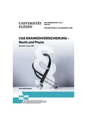 CAS Krankenversicherung – Recht und Praxis 2026/2027